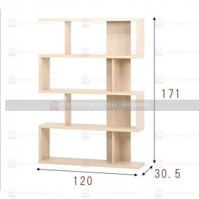 Tủ Sách - Kệ Sách - Kệ Trang Trí Gỗ KTTG018